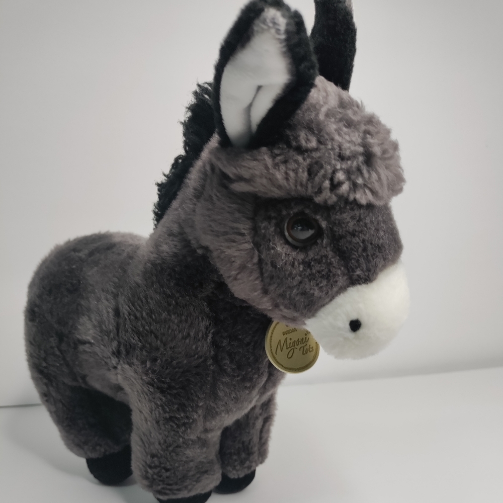 Myoni By Aurora Plush Donkey, 9", EUC.